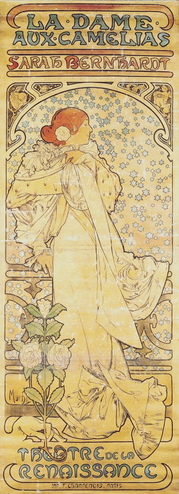 椿姫、サラ・ベルナールとともに、1890-1910年